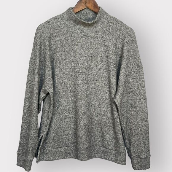 M&S‎ Collection Pullover Sweater Women Size 10 Gray Charcoal Long Sleeves Q26 - Picture 1 of 12
